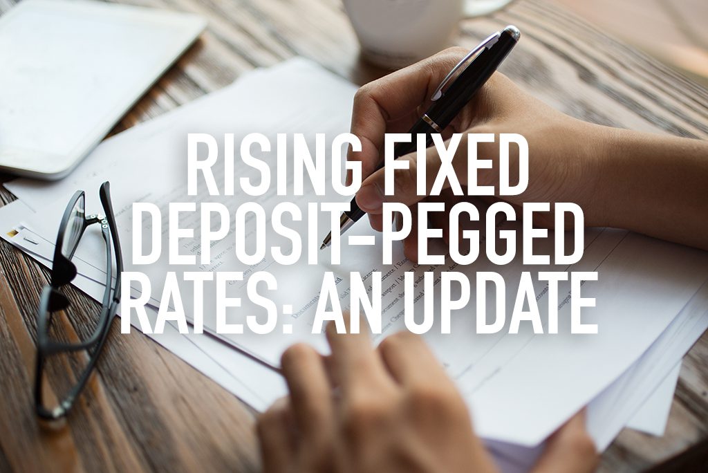 An update on fixed depositpegged home loans Rising rates Redbrick